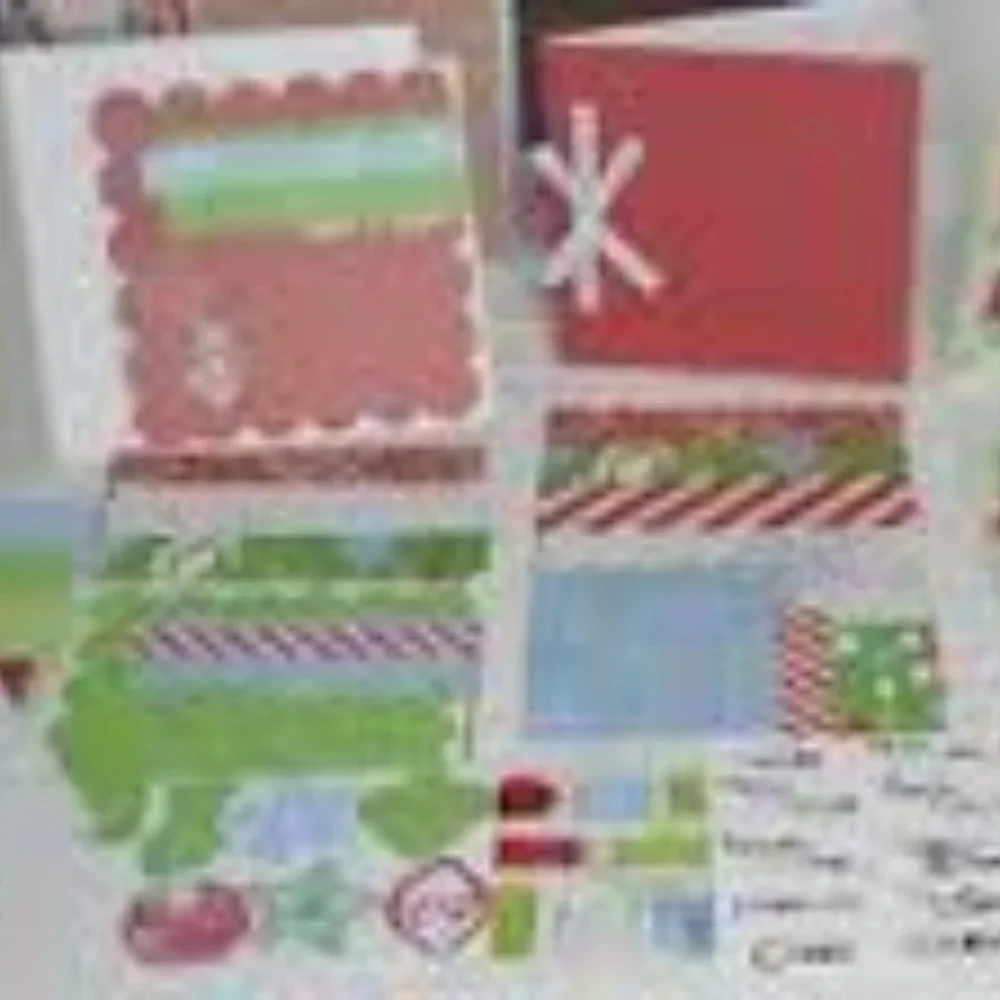 CM Holiday Candy Cane paper album kit